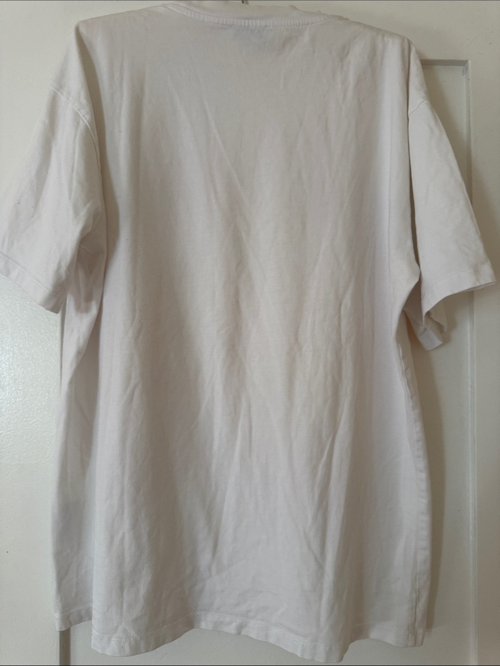 Honey F Dijon Stay Free Graphic Tee - White with Peach Print - Picture 4 of 4